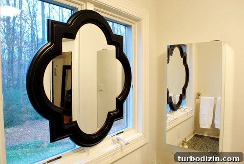 How to Hang a Bathroom Mirror in Front of a Window 7 img 31896 7