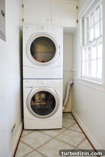 Why We Chose the Whirlpool Duet Stackable Washer and Dryer 3 Stacked washer and dryer