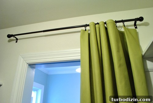 No-Sew Fabric Curtains with Hem Tape: DIY Bedroom Tutorial 12 img 32667 11