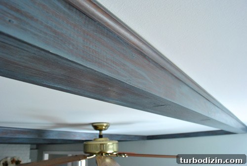 How to Gray-Wash Wood Ceiling Beams for a Weathered Look 5 img 32981 4