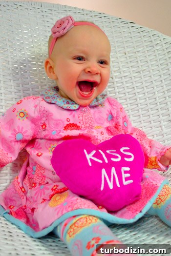 You Are Sweet: Romantic Ways to Say It and Win Hearts 2 Baby Clara with candy heart