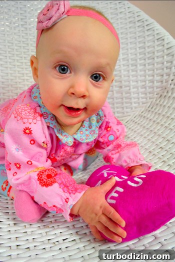 You Are Sweet: Romantic Ways to Say It and Win Hearts 3 Clara smiling with heart prop