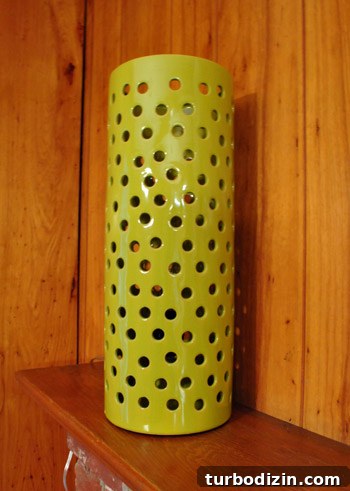Eco-Friendly HomeGoods Lamp: Stylish, Energy-Saving Lighting 2 Small colorful lamp on a table