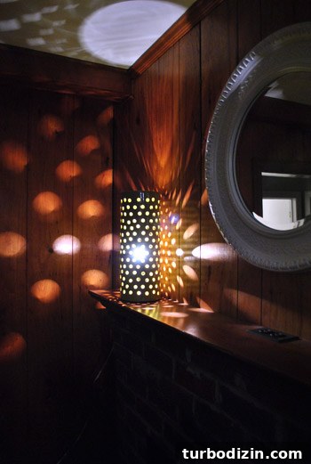 Eco-Friendly HomeGoods Lamp: Stylish, Energy-Saving Lighting 4 Colorful lamp with disco-like light