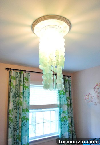 Hide Ceiling Drywall Cracks Using a Decorative Ceiling Medallion 9 img 33284 8
