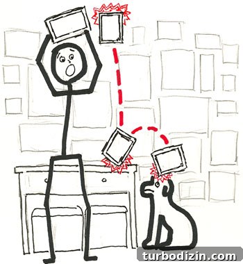 Oh Snap: Quick Fixes for Photo Mistakes and Tech Glitches 4 Illustration of ceramic dog accident