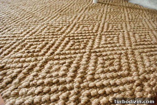 Oversized Jute Rug Ideas for Cozy Bedroom Styling 6 Close-up of jute rug texture