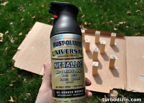 Customize IKEA Furniture Legs with Paint: Step-by-Step Guide 7 Spraying legs