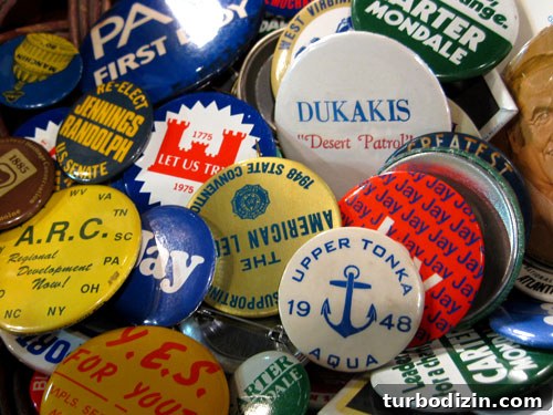 Political buttons