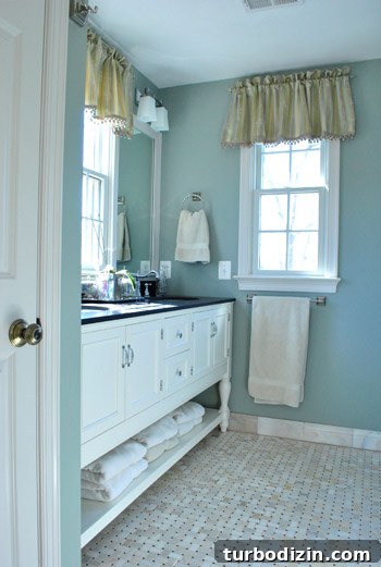 Crisp and Classic House Tour: Timeless Home Design Ideas 14 Bathroom vanity