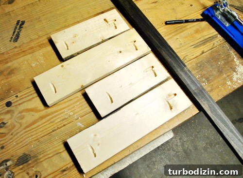 Boards screwed together with Kreg Jig