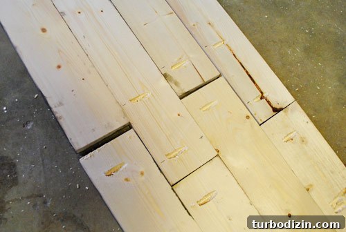 Assembled tabletop side