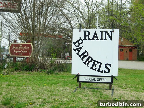 Install a Rain Barrel: Step-by-Step Guide for Your Garden 2 Rain barrel sign