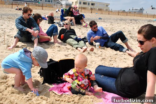 Easter Bidding: How to Win and Sell Seasonal Items 16 Clara exploring sand