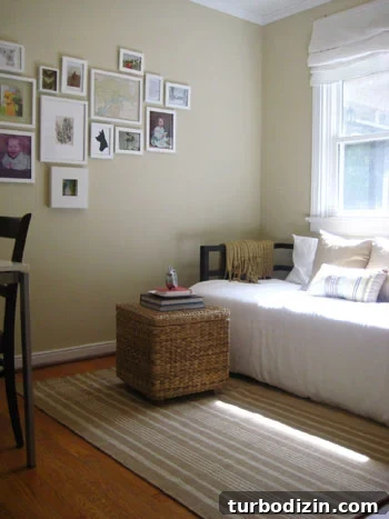 Newport Stripe Jute Rug Newport Stripe Jute Rug in third bedroom