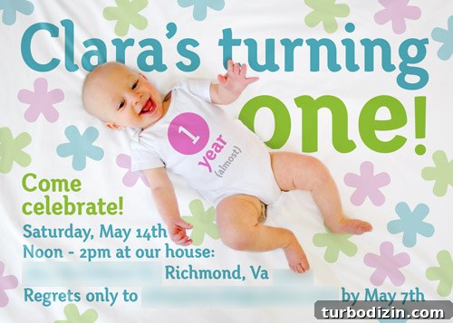 Planning Our Daughter’s First Birthday: Ideas, Timeline & Tips 3 Party invitation colors