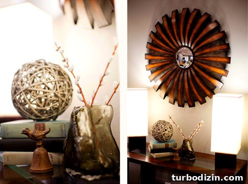 Sleek & Joyful Home Tour: Modern Design Ideas and Inspiration 7 Decorative mirror over console