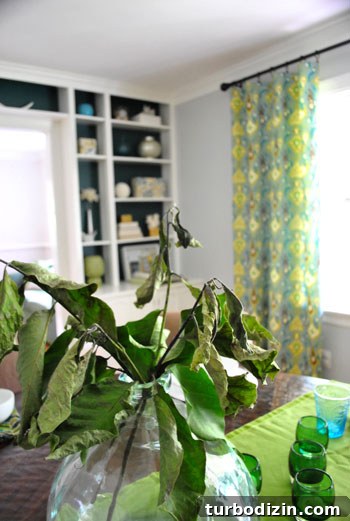 Close-up of vase with branches