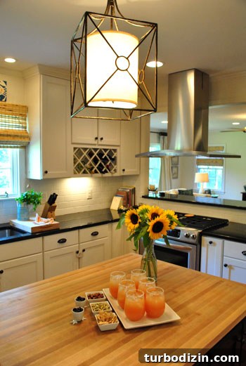 Stunning North Carolina Home Tour: Inside a Charming Southern Residence 4 Kitchen details and lantern