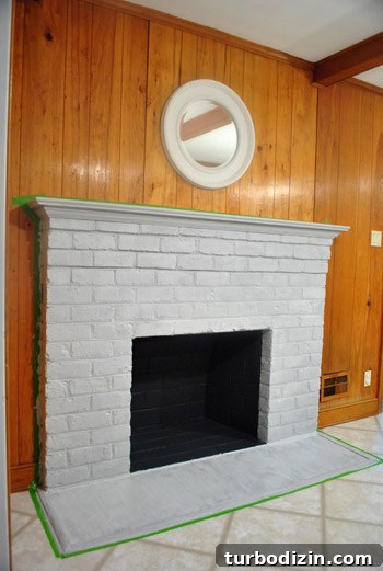 How to Paint a Brick Fireplace: Step-by-Step Guide for Lasting Results 17 img 37075 16