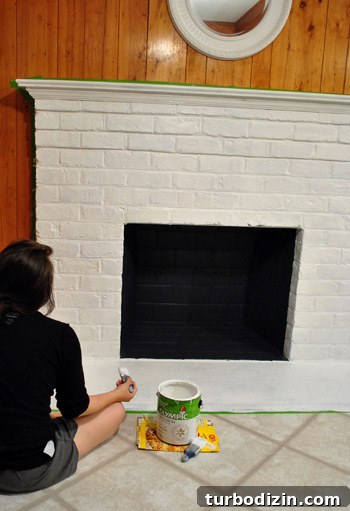 How to Paint a Brick Fireplace: Step-by-Step Guide for Lasting Results 18 img 37075 17