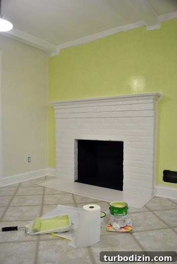 How We Transformed Wood Paneling with Paint: Step-by-Step Guide 8 img 37346 7