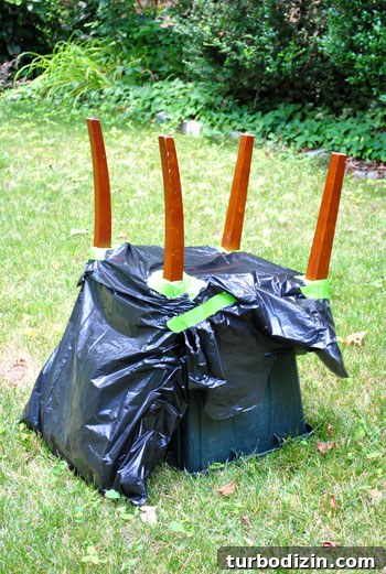 How to Spray Paint Chair Legs in Oil-Rubbed Bronze Finish 6 img 37970 5