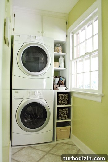 Add Built-In Shelves Next to Your Washer and Dryer: Step-by-Step Guide 17 img 38212 19