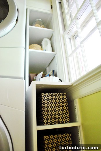 Add Built-In Shelves Next to Your Washer and Dryer: Step-by-Step Guide 19 img 38212 21