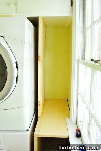Add Built-In Shelves Next to Your Washer and Dryer: Step-by-Step Guide 8 img 38212 9