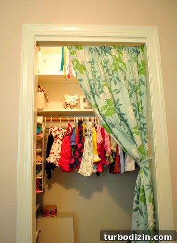 DIY Ribbon Chandelier Tutorial: Step-by-Step Guide for a Stylish Fixture 11 Chandelier peeking from closet
