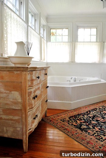 Light airy en-suite bathroom