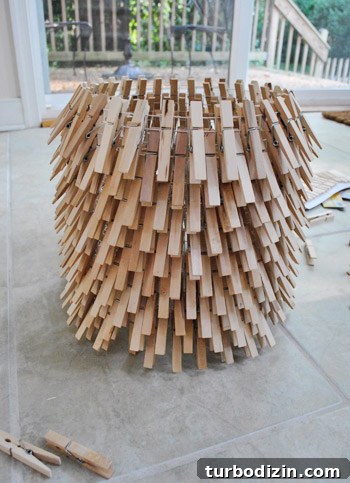 DIY Clothespin Chandelier: Step-by-Step Guide for a Rustic Light Fixture 10 img 38747 18