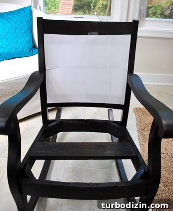Reupholster a Rocking Chair With Fabric and Nailhead Trim in 7 Steps 4 Cardstock template