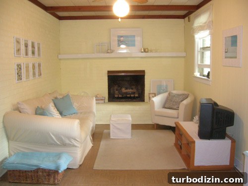 Den painted brick