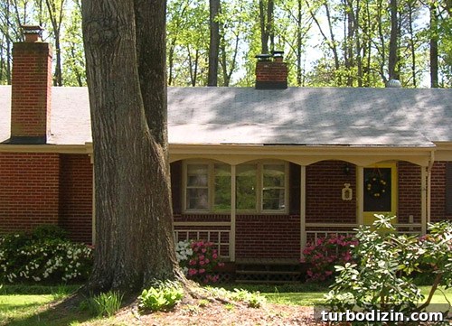 Front porch first house 8 months in