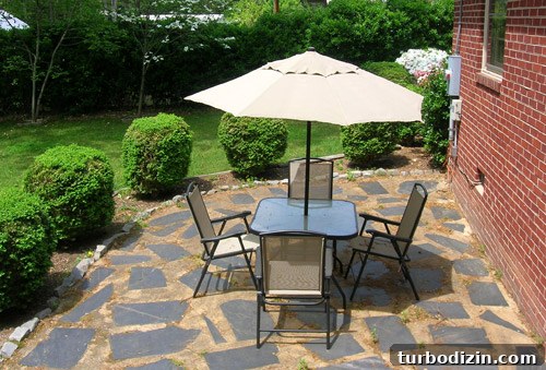 Patio first house 8 months in