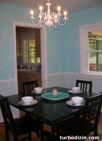 Dining room first house 8 months in