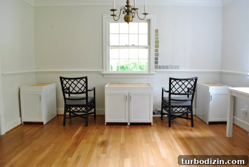 Build a Large Double Desk Using Recycled Cabinets 15 img 40180 20