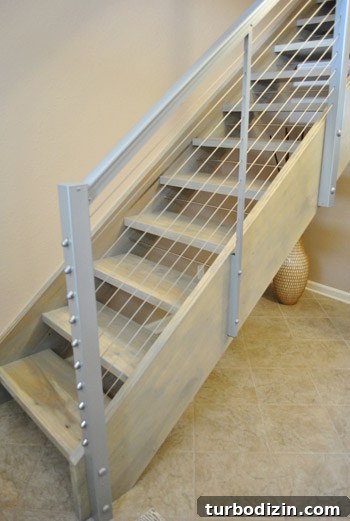 Open stairs