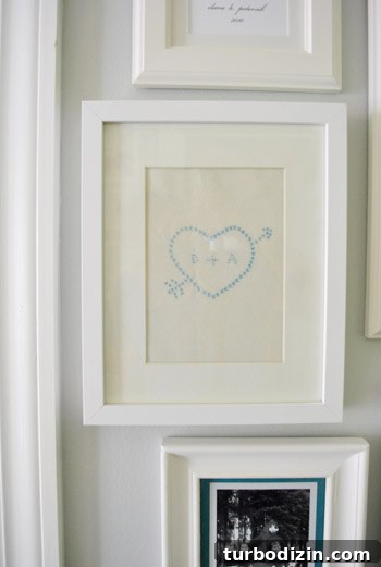 Create Faux Needlepoint Art: Step-by-Step Guide for Stunning Results 10 Framed napkin in gallery