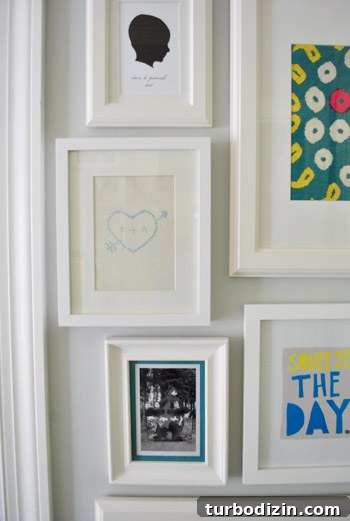 Create Faux Needlepoint Art: Step-by-Step Guide for Stunning Results 11 Framed napkin on wall
