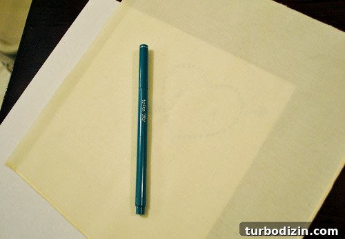 Create Faux Needlepoint Art: Step-by-Step Guide for Stunning Results 5 Napkin over sketch