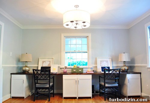 Upgrade an Old Chandelier with Paint and a Modern Shade 2 img 40533 1