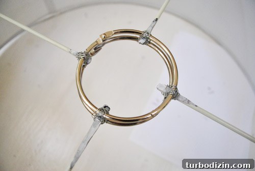 Upgrade an Old Chandelier with Paint and a Modern Shade 14 img 40533 15