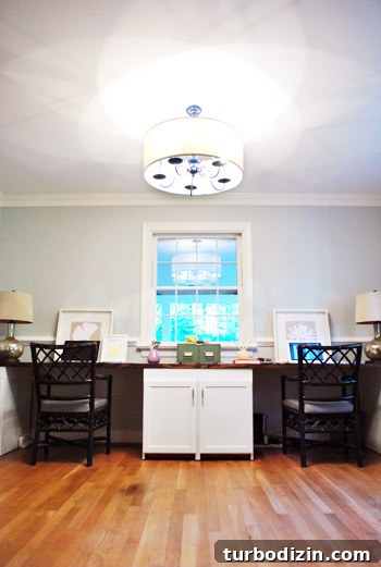 Upgrade an Old Chandelier with Paint and a Modern Shade 22 img 40533 27