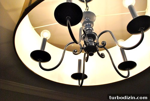 Upgrade an Old Chandelier with Paint and a Modern Shade 24 img 40533 29