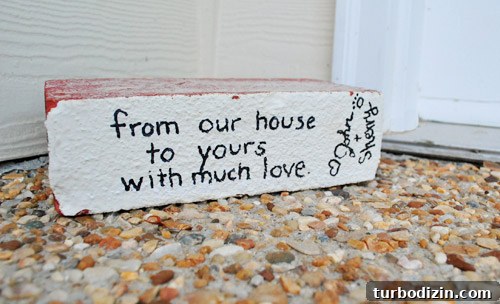 My Parents' New Downsized Home: Life After Moving 13 Saved brick on doorstep