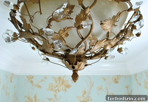 My Parents' New Downsized Home: Life After Moving 5 Dining room light fixture