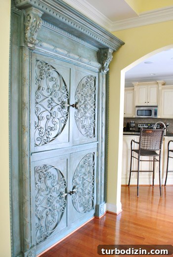 My Parents' New Downsized Home: Life After Moving 8 Custom reclaimed wood cabinet